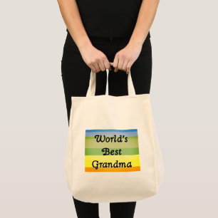 World's best. Grandma tote bag