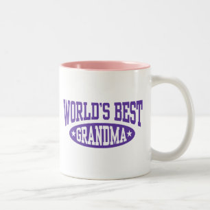 World's Best Grandma Two-Tone Coffee Mug