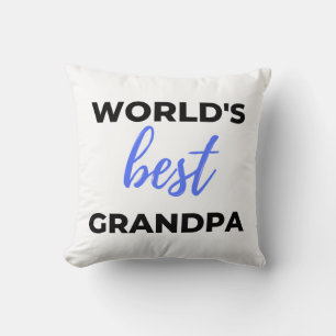 World's Best Grandpa bl Cushion
