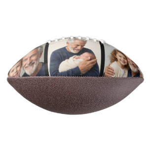 World's Best Grandpa Est Year 3 Photo Collage Football