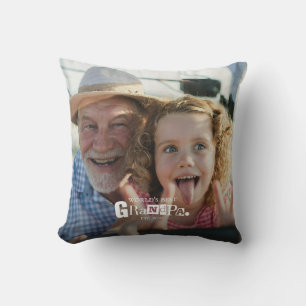 World's Best Grandpa Established Gift For Grandad Cushion