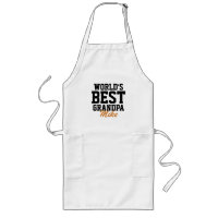 World's Best Grandpa Father's Day Grilling Apron