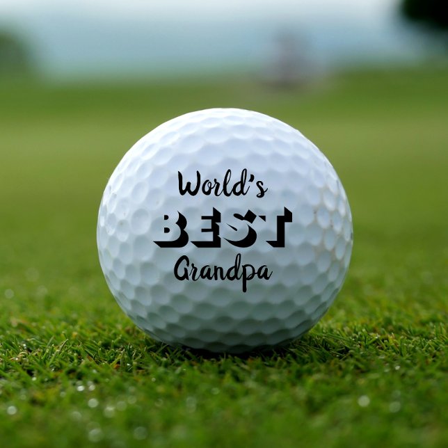World's Best Grandpa Golf Balls (Creator Uploaded)