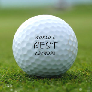 World's Best Grandpa Golf Balls