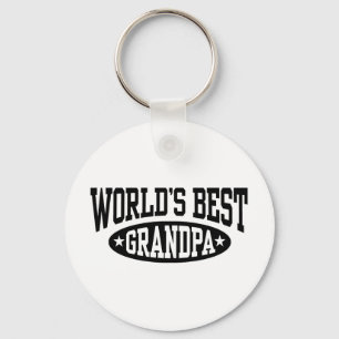 World's Best Grandpa Key Ring