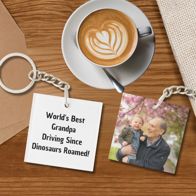 World's Best Grandpa Keychain (Creator Uploaded)