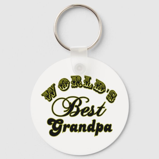 World's Best Grandpa Keychain (Front)