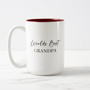 World's Best Grandpa & Most Loved Personalised Mug