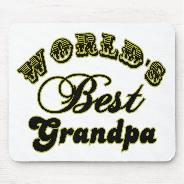 World's Best Grandpa Mouse Pad (Front)