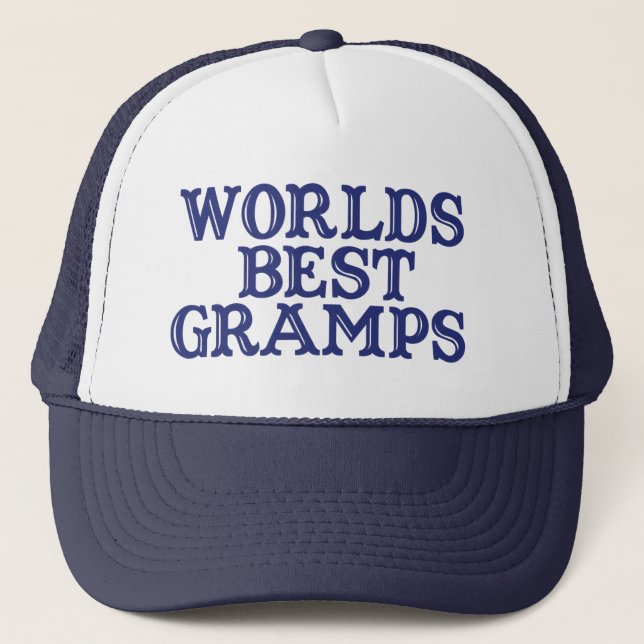 Worlds Best Grandpa Trucker Hat (Front)