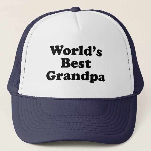 World's Best Grandpa Trucker Hat (Front)