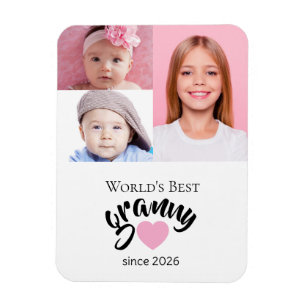 Worlds Best Granny Since Year 3 Photo Cute  Magnet