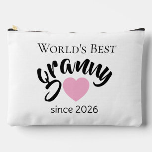 Worlds Best Granny Since Year Photo Cute Accessory Pouch