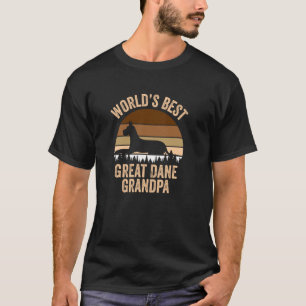 World's Best Great Dane Grandpa Funny Great Dane G T-Shirt