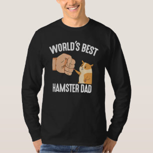 World's Best Hamster Dad Costume For Animal Lovers T-Shirt