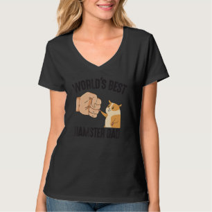 World's Best Hamster Dad Costume For Animal Lovers T-Shirt