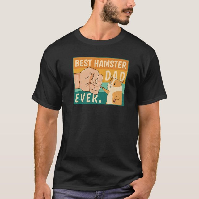 World's Best Hamster Dad Costume For Animal Lovers T-Shirt (Front)
