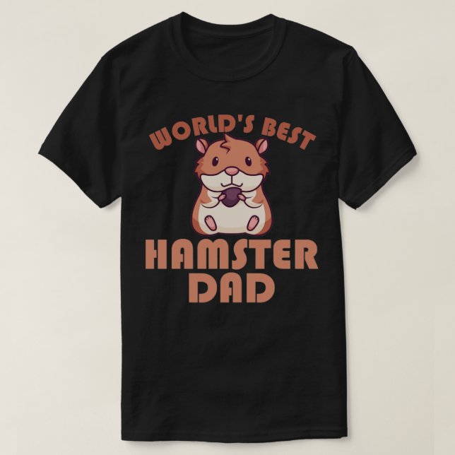 Worlds best hamster dad T-Shirt (Design Front)