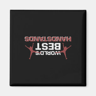World's Best Handstands Gymnastics Magnet