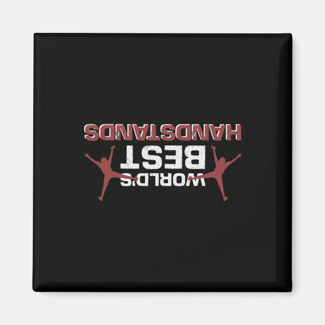 World's Best Handstands Gymnastics  Magnet (Front)