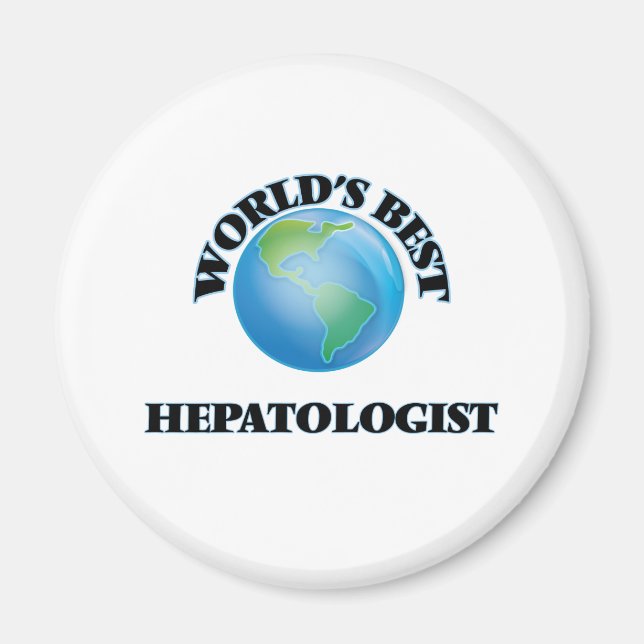 World's Best Hepatologist Magnet (Front)