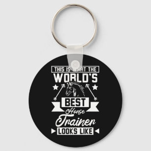 World's Best Horse Trainer 1 Key Ring