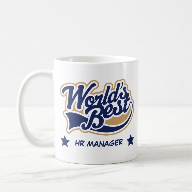 World's Best HR Manager occupation Coffee Mug (Left)