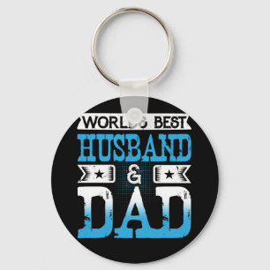 World's Best Husband And Dad Father's Day Key Ring