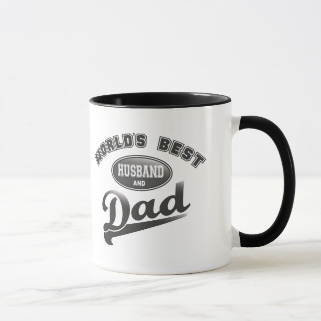 World's Best Husband & Dad Mug (Right)