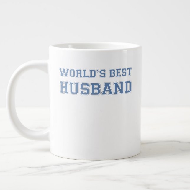Worlds Best Husband Large Coffee Mug (Left)