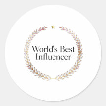 World's Best Influencer T-Shirt Funny Content Crea
