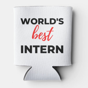 World's Best Intern 2 Can Cooler