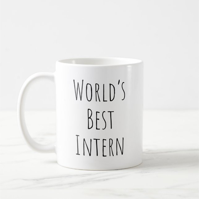 World's Best Intern Coffee Mug (Left)