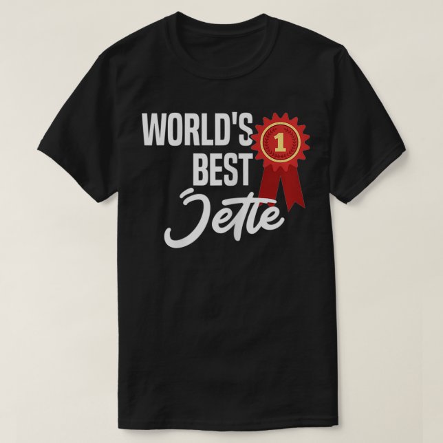 World's Best Jette Name Personalised  T-Shirt (Design Front)
