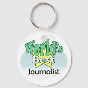 World's Best Journalist Key Ring