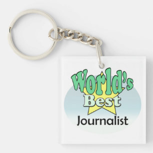 World's best Journalist Key Ring