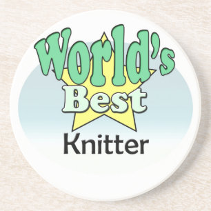 World's best Knitter Coaster