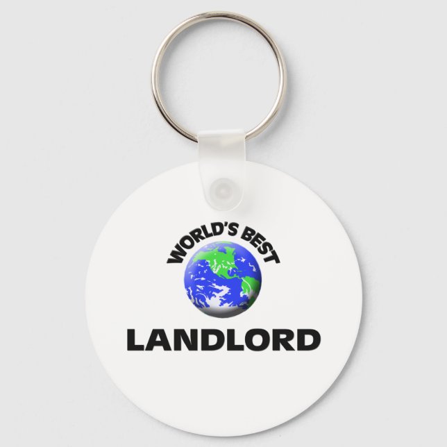 World's Best Landlord Key Ring (Front)