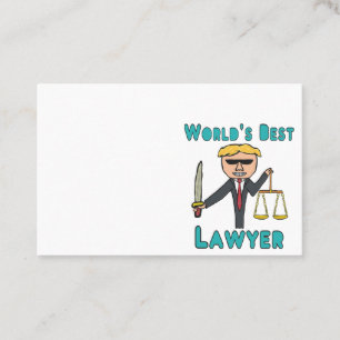 World's Best Lawyer Business Card