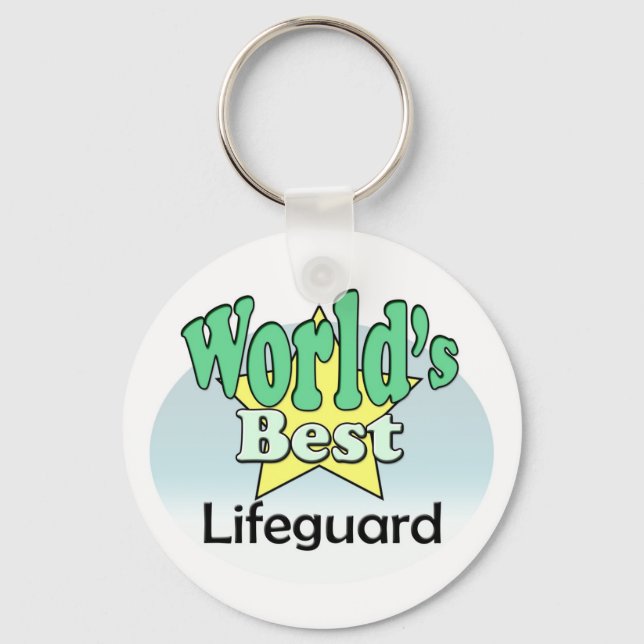 World's Best Lifeguard Key Ring (Front)