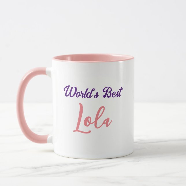 World's Best Lola Coffee Mug (Left)