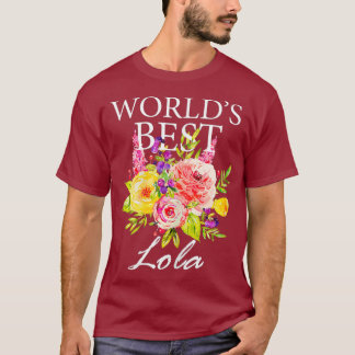 Worlds Best Lola Filipino Grandma Mothers Day T-Shirt