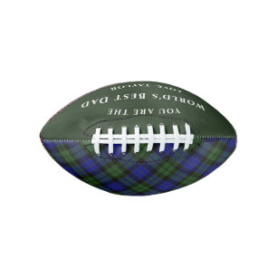 World's Best MacKay Green Scottish Tartan Plaid Football
