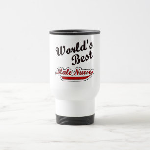 World's Best Male Nurse Travel Mug