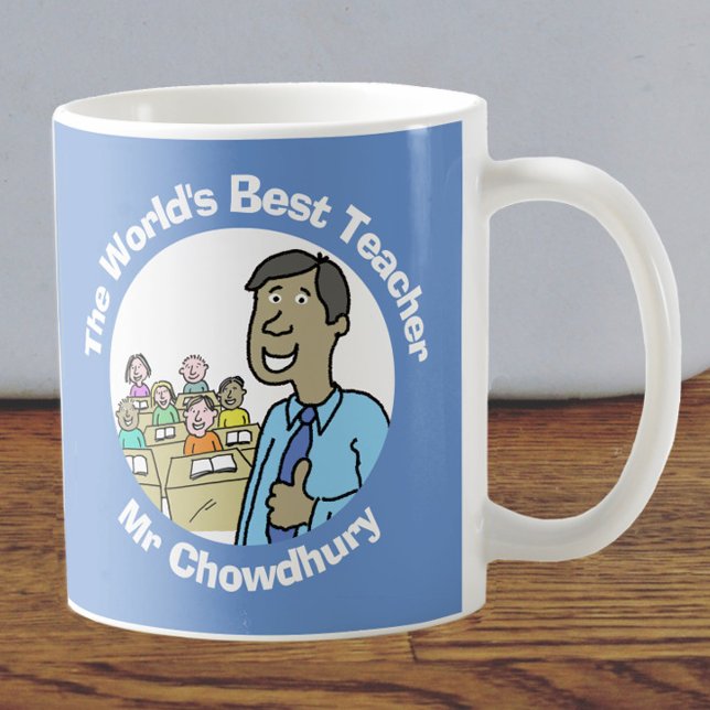 World's Best Male Teacher Coffee Mug (Creator Uploaded)