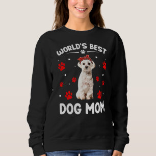 World's Best Maltese Dog Mum Funny Mother's Day Sweatshirt