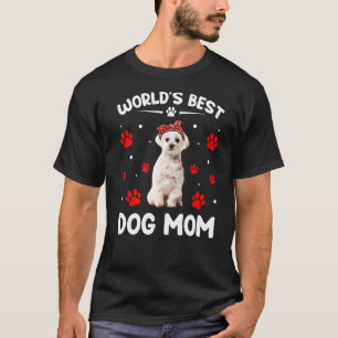 World's Best Maltese Dog Mum Funny Mother's Day   T-Shirt