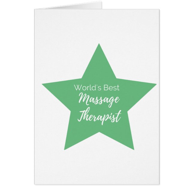 World's best Massage Therapist (Front)