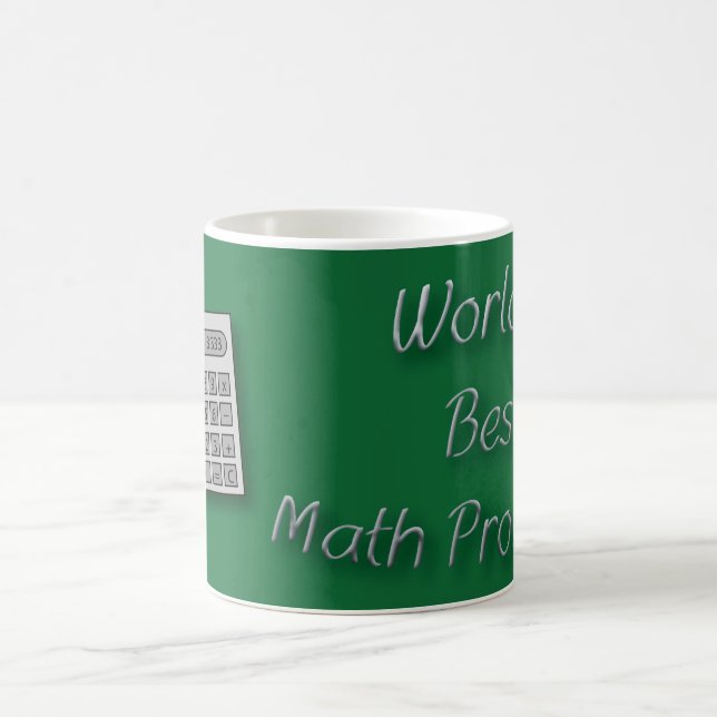 World's Best Math Professor Coffee Mug (Center)
