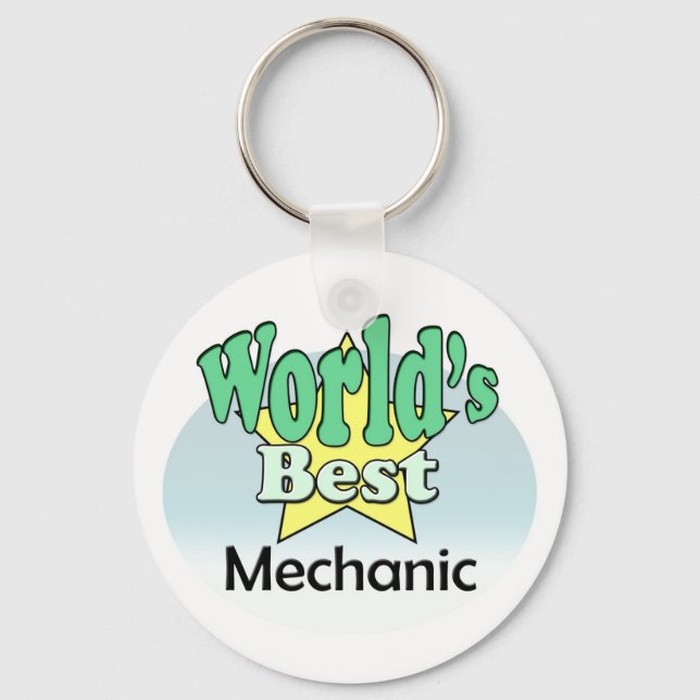 World's Best Mechanic Key Ring (Front)